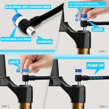 Hycline 400 PSI Shock Pump for Front Fork & Rear Suspension