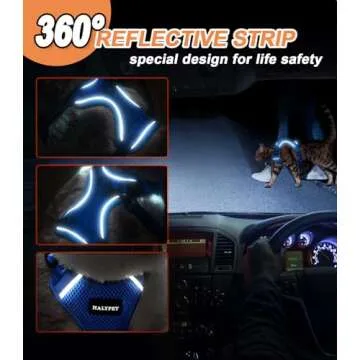 Halypet Cat Harness and Leash Set for Secure Outdoor Adventures