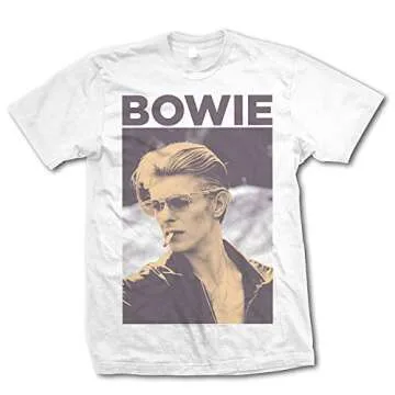 David Bowie Smoking T-Shirt - Officially Licensed Quality Merchandise