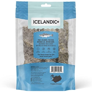Icelandic Cod Skin Dog Chew Sticks 3-Pack - Healthy & Natural