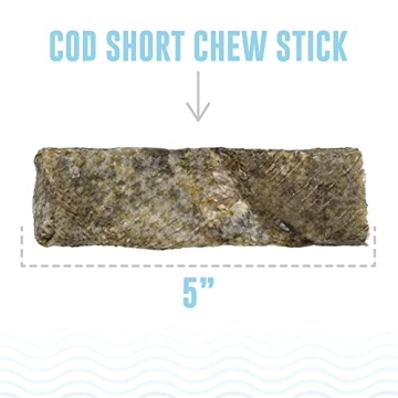 Icelandic Cod Skin Dog Chew Sticks 3-Pack - Healthy & Natural