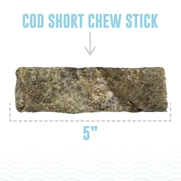 Icelandic Cod Skin Dog Chew Sticks 3-Pack - Healthy & Natural