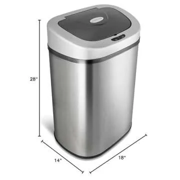 Ninestars 21.1 Gallon Motion Sensor Trash Can for Home