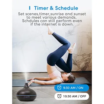 Meross Smart WiFi Essential Oil Diffuser for Home Automation