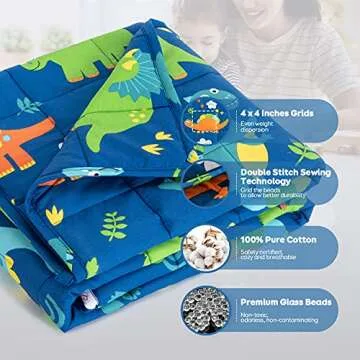 Sivio Weighted Lap Pad - 2lbs Sensory Blanket for Kids