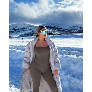 OQQ Women Yoga Jumpsuits Ribbed Strappy Sleeveless Tank Tops Exercise Bell Bottoms Flare Jumpsuits Tea leaf