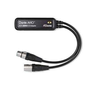 Audinate ADP-AES3-AU-2X2 | Dante AVIO AES3 IO Adapter - Seamlessly Connect Legacy Devices