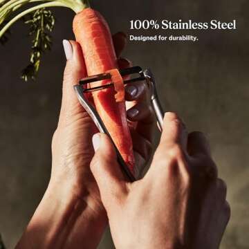 Material Forever Peeler Stainless Steel Kitchen Tool