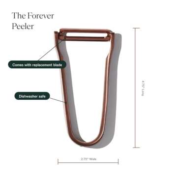 Material Forever Peeler Stainless Steel Kitchen Tool