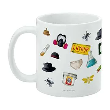 Breaking Bad Painted Icons Coffee Mug for Fans 11oz White