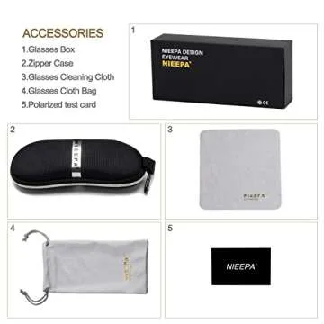 NIEEPA Rimless Sunglasses for Stylish Unisex UV Protection