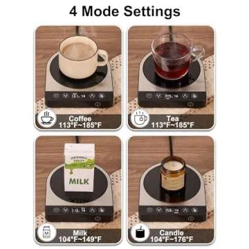 Rigstne Coffee Mug Warmer - Fast Heating and Versatile!