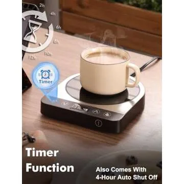 Rigstne Coffee Mug Warmer - Fast Heating and Versatile!