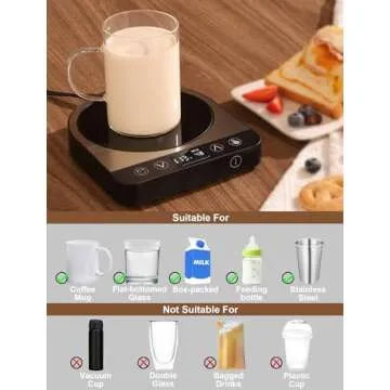 Rigstne Coffee Mug Warmer - Fast Heating and Versatile!
