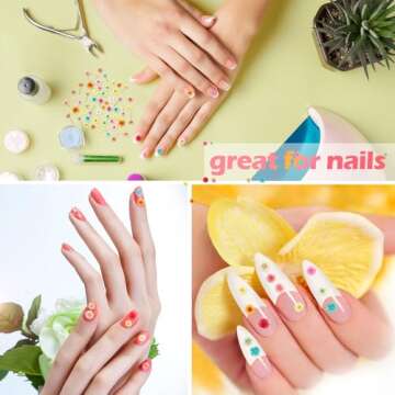 Tinideya 1500 Pcs Mini Natural Dried Flowers for Resin Crafts Little Star Colorful Dried Flowers Heads Real Natural Tiny Dried Pressed Flowers Bulk for Jewelry Earrings Epoxy Molds Candles Soap Making