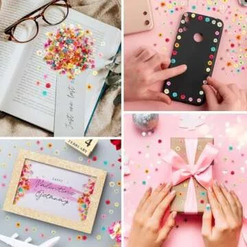 Tinideya 1500 Pcs Mini Natural Dried Flowers for Resin Crafts Little Star Colorful Dried Flowers Heads Real Natural Tiny Dried Pressed Flowers Bulk for Jewelry Earrings Epoxy Molds Candles Soap Making