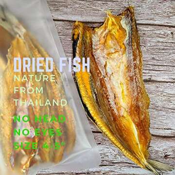 Dried Salted Seafood Dried Fish Snakehead Fish Soup Menu Asia Net. 250 g. Size 4-5 inch