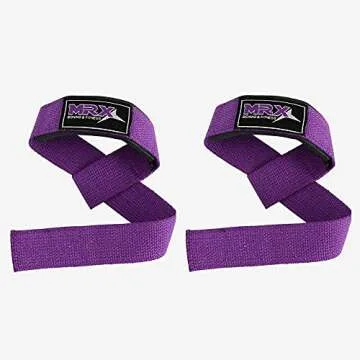 MRX Weight Lifting Bar Strap for Gym Workouts and Training