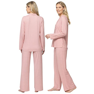 Shop PajamaGram Pink Button Front Pajamas for Women