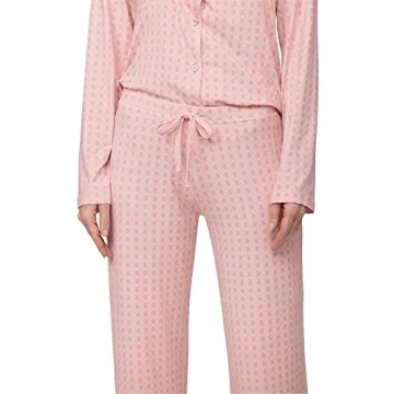 Shop PajamaGram Pink Button Front Pajamas for Women