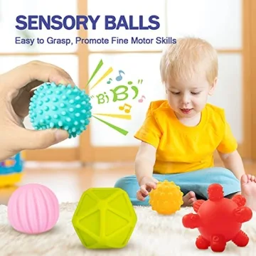 Jyusmile Baby Toy Set: Montessori Fun for Infants 6-12 Months