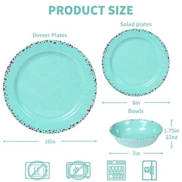 Stylish Unbreakable Melamine Dinnerware Set for All Occasions