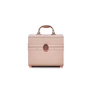 Caboodles Vegan Leather Train Case: Luxe Makeup Organizer & Vanity