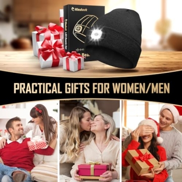 LED Beanie Hat with Light for Outdoor Adventures