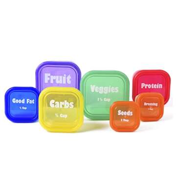 Efficient Nutrition 14-Piece Portion Control Containers Deluxe Kit