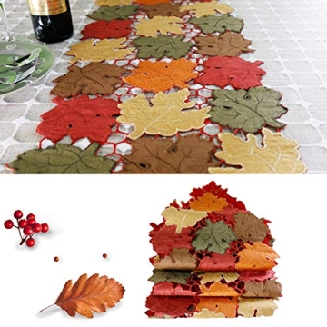 OWENIE Fall Table Runner for Thanksgiving Decor