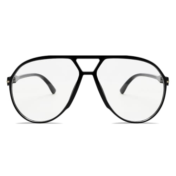 GUVIVI Retro Aviator Sunglasses - Stylish Oversized Frames