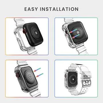 Stylish Clear Apple Watch Band for All Sizes and Styles
