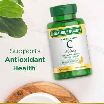 Nature's Bounty Vitamin C Capsules for Immune Support