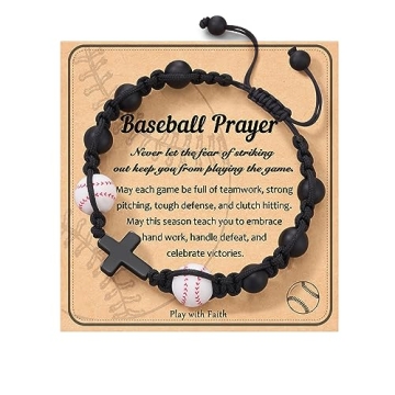 HGDEER Baseball Bracelets for Teen Boys - Stylish Accessories