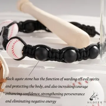HGDEER Baseball Bracelets for Teen Boys - Stylish Gear