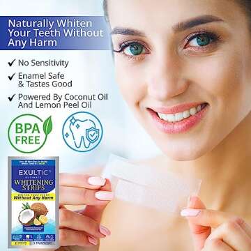 Ultimate Teeth Whitening Strips for Sensitive Teeth with Oils