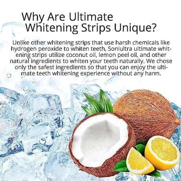 Ultimate Teeth Whitening Strips for Sensitive Teeth with Oils
