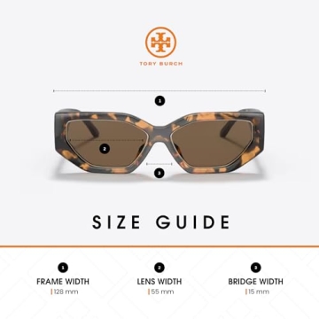 Stylish Tory Burch TY9070U Rectangular Sunglasses for Women