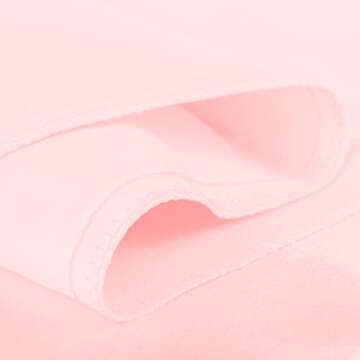 ShopBedding Pink Satin Pillowcase with Zipper, for Hair and Skin Care, Feels Soft and Cool Like a Silk Pillowcase, Satin Pillow Cases 2 Pack, Slik Pillow Cover, Standard Size - Set of 2 - Blissford