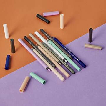 Annabelle Waterline Matte Kohl Eyeliner Pencil, Blackest Black, Intense Colours, Matte Finish, Easy-...