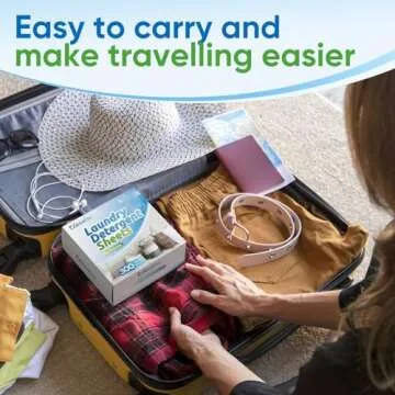 Diesetsr Laundry Detergent Sheets 150 Counts Travel Laundry Sheet CO-friendly, 300 Small Loads Plastic-Free Clothes Washing Soap-Fresh Linen