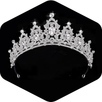 Kamirola - Silver Queen Crowns and Tiaras Princess Crowns for Women and Girls Crystal Headbands for ...