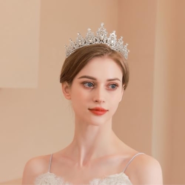 Kamirola Queen Crown and Tiara - Elegant Bridal Accessories
