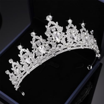 Kamirola Queen Crown and Tiara - Elegant Bridal Accessories