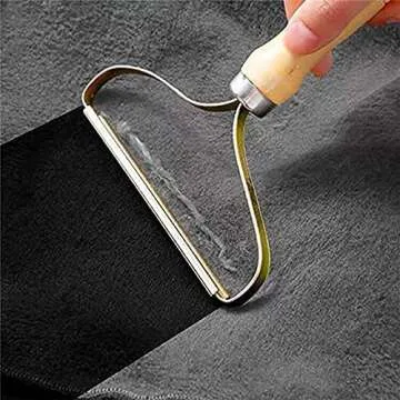 Portable Lint Remover, Lint Rollers, Clothes Fuzz Remover, Pet Hair Remover Hairball Quick Epilator Shaver for Removing Dust and Pet Hair from Clothing and Furniture (2 Pack)