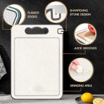 Stainless Steel Double Sided Cutting Board for Easy Cooking