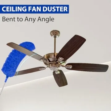 Newliton Microfiber Duster with Extension Pole for High Ceilings