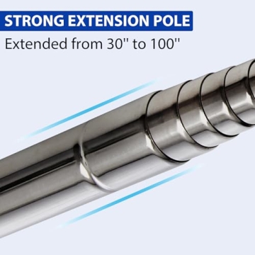 Newliton Microfiber Duster with Extension Pole for High Ceilings