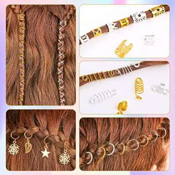 Jollidecor 259PCS Hair Jewelry Accessories for All Styles