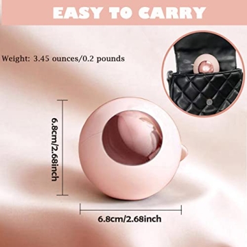 CALMTEE Pink Gold Reusable Portable Lint Roller Ball